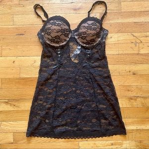 NWT Adore Me Babydoll Dress Lace Lingerie